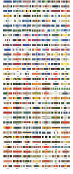 Jrotc Ribbons Ribbon Display Ribbon Chart