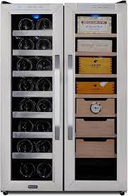 Unlike the majority of glass humidors and cabinets, cigar coolers are also designed to be airtight much like typical refrigerators. Buy Whynter Cwc 351dd Freestanding 3 6 Cu Ft Wine Center Cigar Cooler Humidor One Size Stainless Steel Black Online In South Korea B01b78ijtm