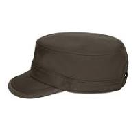 Dark Green Water Resistant Military Cap, Men Cadet Cap, Army ...