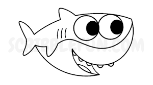 Baby shark coloring pages 10. 17 Free Baby Shark Coloring Pages Printable