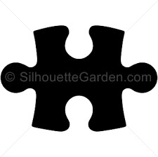 Autism puzzle piece svg is a wonderful svg perfect for all your autism crafting. Puzzle Piece Silhouette Puzzle Pieces Silhouette Clip Art Silhouette