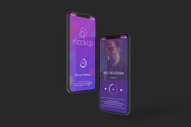 Download Iphone X Mockup Set In Device Mockups On Yellow Images Creative Store PSD Mockup Templates