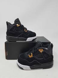 Black And Yellow Jordan Shirt Toddler Jordan 4 Retro Bt 308500 032 Black Gold Athletic Basketball Kids Size 4c Nwb Fashion Clothing Shoes Accessories Babytoddlerclo Baby Shoes Jordan 4 Jordans