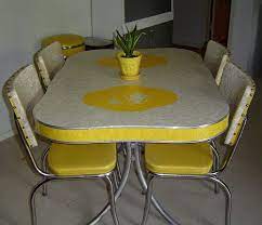 Check out endless selections of retro furniture, 1950's retro backyard diners, restaurant stools, chairs, booths, vintage furniture, retro neon and tin signs, retro tableware and many more retro products from the 1950's from the people and manufacturers who made them. My 1950 S Kitchen Dinette Set Retro Kitchen Tables Vintage Kitchen Kitchen Dinette Sets