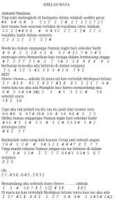 Chord sebelah mata d masiv. D Masiv Sebelah Mata Lirik