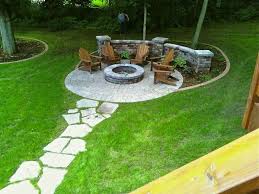Pin By Brian Poole On Firepit In 2020 Fire Pit Landscaping Stepping Stone Paths Fire Pit Backyard