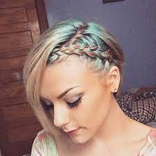 4 Braids For Short Hair 2017 Braids For Short Hair Braided Hairstyles Short Hair Haircuts