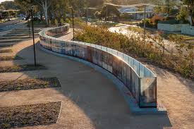 View all retaining & landscape wall pictureselaine m. Vietnam Veterans Commemorative Service Wall Seymour Australia Sinatra Murphy Aql Landscape Design
