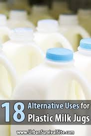 Practice Repurposing Items Now Because After The Shtf You Might Not Have Time Here Are 18 Alternative Uses For Plastic M Plastic Milk Milk Jug Milk Jug Crafts