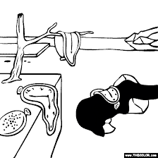 100 Free Coloring Page Of Salvador Dali Painting The Persistence Of Memory You Be The Master Painter Color Salvador Dali Paintings Dali Art Dali Paintings