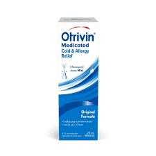 The drug belongs to the class of local drugs that act like adrenaline. Otrivin 0 1 Nasal Cold And Allergy 20ml Otrivin Nasal Spray 0 1 20 Ml Generic Xylometazoline