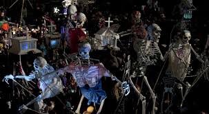 Can you figure out which halloween creature we're looking for? Fantasy Fest Key West My Design Week