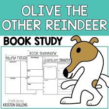 Olive The Other Reindeer Sequence Worksheets Tpt