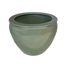 Shop our chinese fish bowl planter selection from the world's finest dealers on 1stdibs. Fishbowl Planter In Chinese Porcelain In Green Crackle Oriental Furnishings Furniture Decor