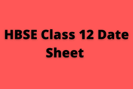 Authorities have announced postponed of class 12 exam time table 2021 hbse recently on the portal. Hbse Class 12 Date Sheet 2021 Check Details Download Haryana Board Time Table Pdf Bseh Org In