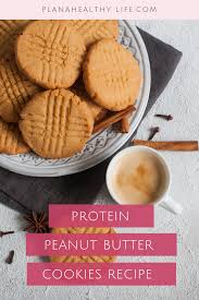 Protein Peanut Butter Protein Cookie Recipe Gluten Free Only 4 Ingredients Plan A Healthy Life Recipe Peanut Butter Protein Cookies Protein Powder Cookies Gluten Free Cookie Recipes
