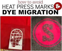 How To Prevent Dye Migration And Heat Press Marks On Htv Silhouette School Blog Silhouette School Heat Transfer Vinyl Tutorial