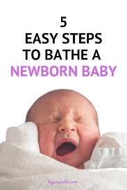 Infant newborn care after birth. How To Bathe A Newborn Baby With Umbilical Cord Toys For Kids Reviews Newborn Bath Baby Bath Newborn
