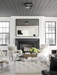 Black And White Home Interior Design House Tour Black White Gets Cozy In This Family Home Coco Kelley Black And White Living Room Interior Family Room Design