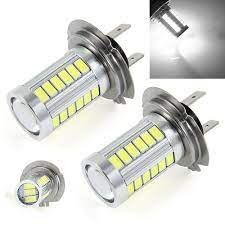2x car led h7 12w 12v bulb super xenon white fog lights high power car headlight lamp parking car light source car lights high power led lights headlight bulbs
