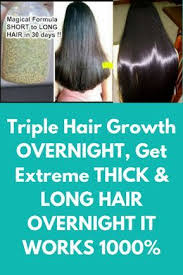 I left coconut oil in my hair overnight | coconut oil for hair before and after results. Triple Hair Growth Overnight Get Extreme Thick Long Hair Overnight It Works 1000 This Formula Coconut Oil Hair Growth Long Thick Hair Hair Mask For Growth