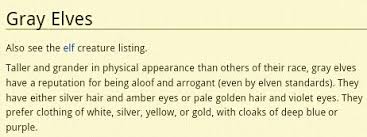 Grey Elves Description Violet Eyes Amber Eyes Elves