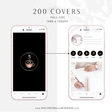 In the new window, tap and select the stories you want to appear in the highlight and tap next. Black Marble Rose Gold Instagram Covers Macarons And Mimosas