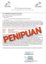 Dikutip dari recruitment.pertamina.com diinformasikan bahwa saat ini pertamina sedang membuka rekrutmen bimbingan profesi sarjana pertamina group 2021 yang terbuka untuk para fresh graduate. Pertamina Sobat Selalu Waspada Dengan Penipuan Facebook