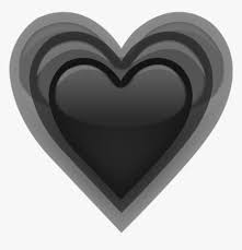 Rotate this 3d object and download from any angle. Transparent Grey Heart Png Grey Heart Emojis Png Png Download Kindpng