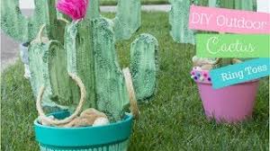 Don't toss your old socks! Diy Cactus Ring Toss Game Youtube