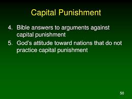 Mclaughlin 080220 what does the bible say about the death penalty or capital punishment? Ppt Capital Punishment Powerpoint Presentation Free Download Id 760242