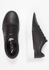 Women's athletic apparel, but most of all, womens sneakers, have undergone huge renovations since the early 1900s. Puma Carina Sneaker Low Black White Silver Schwarz Zalando De