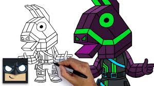 Invisible llama graffiti glitch fortnite youtube. How To Draw Llion Fortnite Neon Llama Variant Youtube