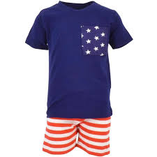 All of our clothing sets come in a full range of sizes: Unique Baby Unique Baby Boys 4th Of July Patriotic 2 Piece Summer Outfit 12 Months Blue Walmart Com Walmart Com