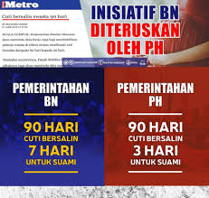 Inisiatif Cuti Bersalin Selama 90 Hari Barisan Nasional Facebook