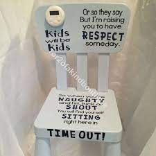 personalized time out chair naughty chair by 1or2ofakindboutique time out chair ikea toddler chair toddler chair