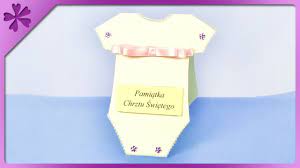 Then, use adobe spark to your advantage to create baptism invitations, programs, prayer cards, thank you cards, and so much more. Diy How To Make Baby Bodysuit Baptism Card Eng Subtitles Speed Up 385 Youtube