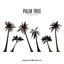Download the silhouette in eps, jpg, pdf, png, and svg formats. Free Vector Silhouettes Set Of Palm Trees