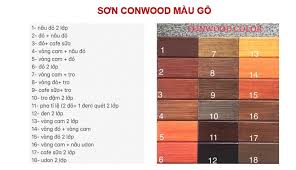 Bảng màu sơn conwood Toa