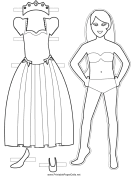 Our girls love printable paper dolls! Paper Dolls To Color