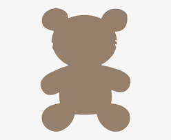 Download Teddy Bear Clip Art At Clker Teddy Bear Silhouette Vector Free Transparent Png 432x592 Free Download On Nicepng