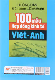 100 Mẫu Hợp đồng Kinh Tế Việt Anh Hướng Dẫn Bien Soạn Va Dịch Thuật Tiki Kinh Tế động Kinh