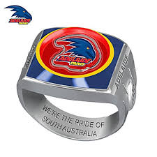 Adelaide crows are merging with team instinct. Afl Adelaide Crows Team Ring With Vibrant Team Logos And Sculpted Afl Motifs