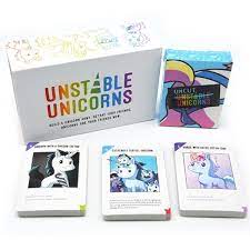 Older unicorn enthusiasts can try the tiny fingerlings friends for adorable reactions or larger options for magical walking and grooming fun. Unstable Unicorns Card Games Best Board Games Basic Expansions Creative Game Cards Wish