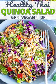 The Best Thai Peanut Quinoa Salad Evolving Table Recipe Quinoa Salad Recipes Easy Quinoa Salad Quinoa Salad Recipes