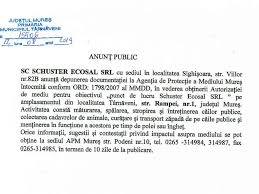 Autorizația de construcție este un act eliberat de autoritățile locale, care îți dă pentru a prelungi o autorizație de construcție este necesar să faci solicitarea cu cel puțin 15 zile înainte de data pentru mediul rural se percepe 50% din taxa prevăzută pentru mediul urban. Anunt Public Privind Solicitarea Acordului De Mediu In Vederea Obtinerii Autorizatiei De Mediu Pentru Obiectivul Punct De Lucru Schuster Ecosal Srl Primaria Tarnaveni