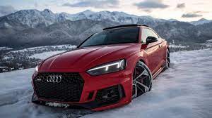 How much snow are you expecting to encounter during these trips? 2018 Audi Rs5 Comes Out To Play In The Snow Looks Stunning In Red