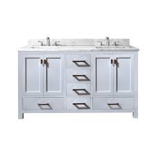 Install new vanities with tops or update your current vanities with our vanities without tops. Avanity Modero 60 W X 21 D White Bathroom Vanity Cabinet At Menards