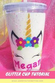 Learn How To Make Your Own Personalized Tumbler Cups Glitter Tumbler Cups Tumbler Cups Diy Glitter Diy