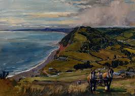 Lionel Edwards Along The Dorset Coast Dorset Coast Old Master Lionel